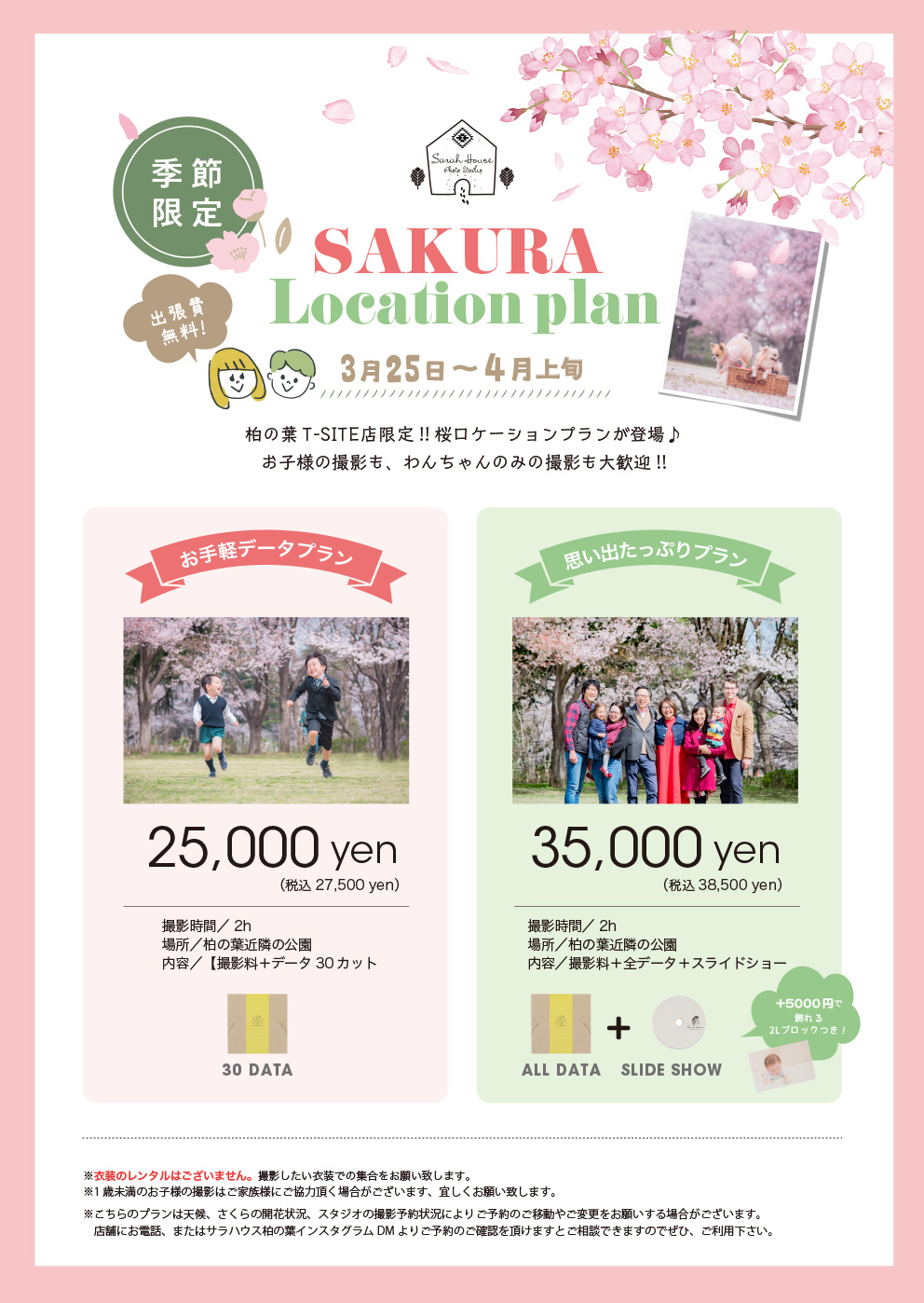 桜ロケーションプラン